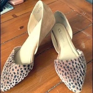 Cheetah print flats